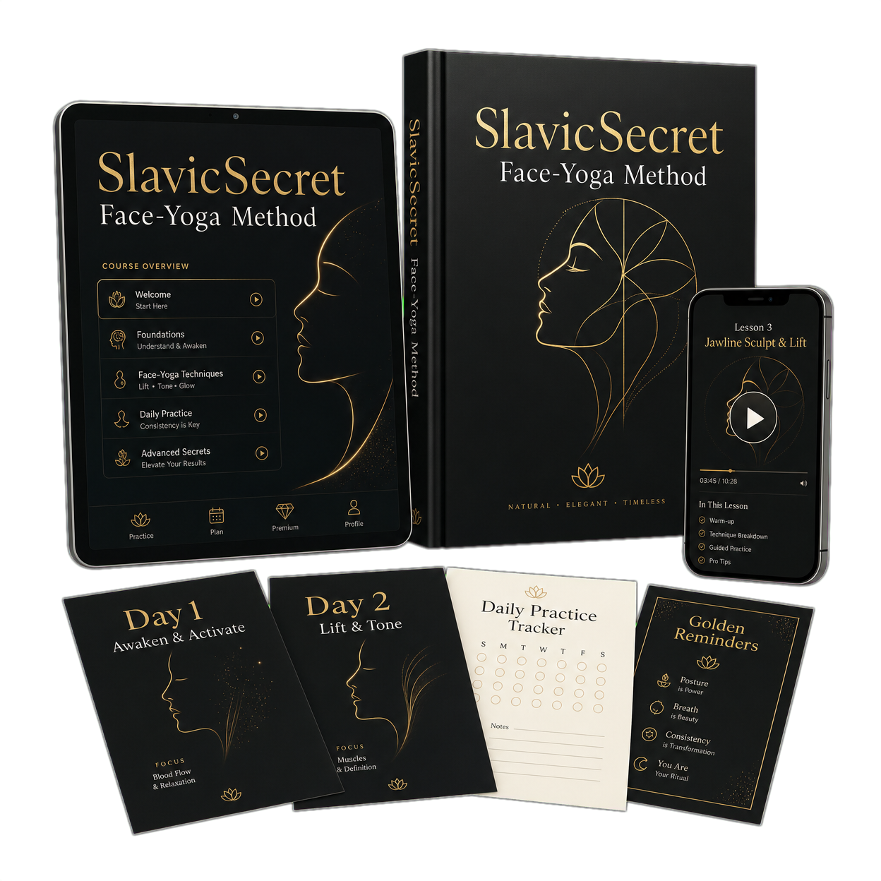 SlavicSecret Face-Yoga Method - Complete Program Bundle